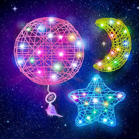 belle&birdie 3D String Art Kit for Kids, 30pcs Arts and Crafts for Kids Ages 8-12, Girls Toys 6-12 Light Up String Light Toys, Crafts for Girls, Birthday Christmas Gifts for Girls and Boys Ages 6+
