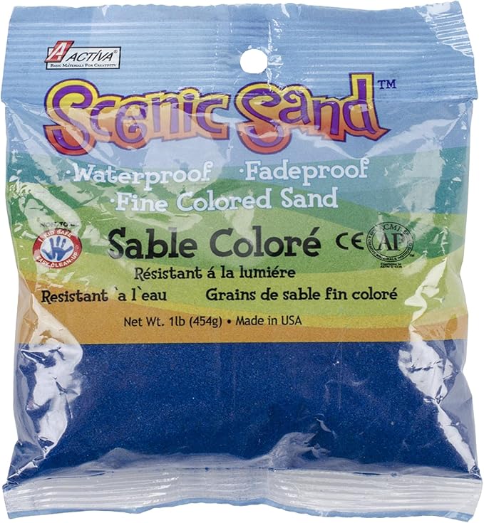 ACTIVA Scenic Sand, 1-Pound, Dark Blue