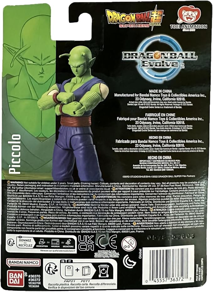 Dragon Ball Super Evolve Super Hero - 5" Piccolo Action Figure (Amazon Exclusive)