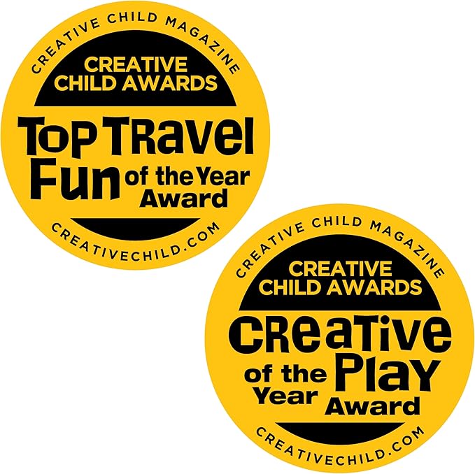 Water Magic - Patented Gourmet Scented Reusable Water Reveal Activity Books - No Mess, All Fun by Scentco (Grape Kingdom and Construction)