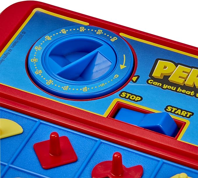 Hasbro Gaming Perfection Plus 2-Player Duel Mode Popping Shapes and Pieces Ages 5 and Up (Amazon Exclusive)