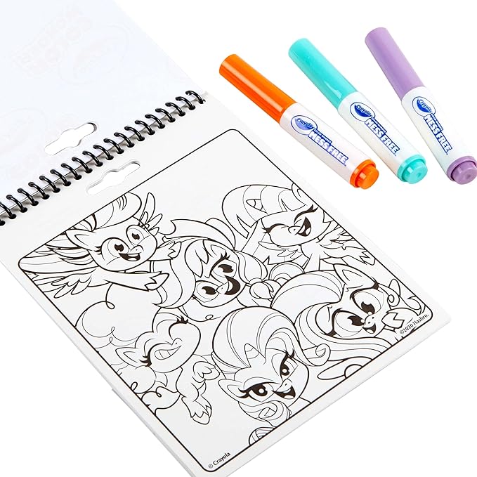 Crayola My Little Pony Color Wonder Activity Pad, 16 Mess Free Coloring Pages, Toddler Travel Activity, My Little Pony Gift