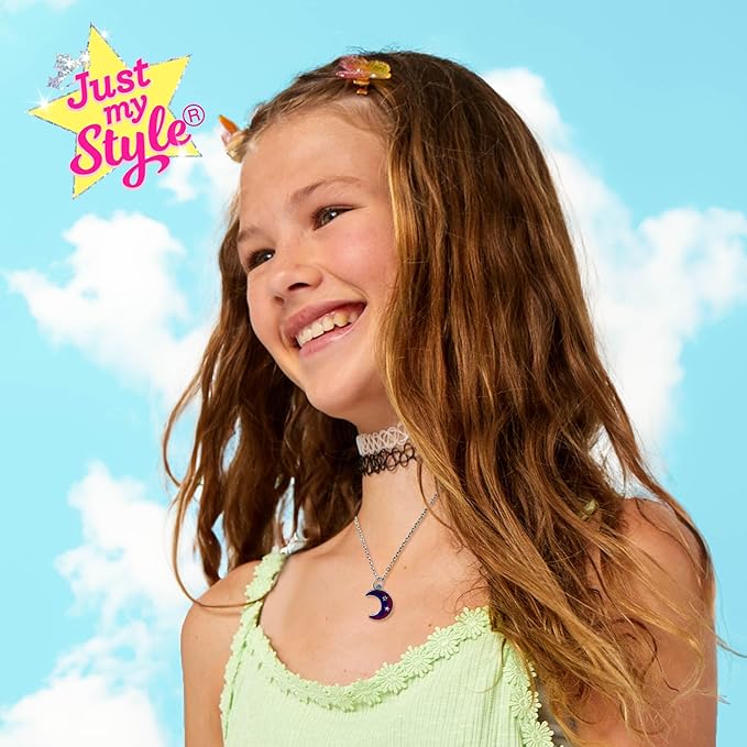 Just My Style Color-Changing Mood Jewelry Making Kit, Bracelet & Necklace Making Kit, Arts & Crafts Kit for Girls & Boys Ages 6-10