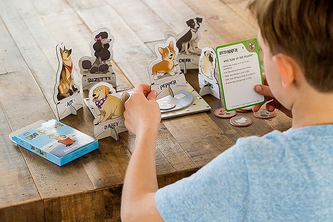 ThinkFun Dog Crimes Logic Game - Engaging Brainteaser for Kids and Adults | Fun Detective Theme | Memory and Reasoning Skill Builder | Unique Artwork | Suitable for Ages 8 and Up