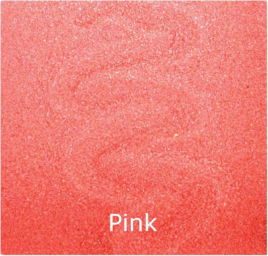 ACTIVA Pink Scenic Colored Sand, 25lb (11.3kg) | Vibrant, Fine Grain Colorfast Sand for Arts & Crafts