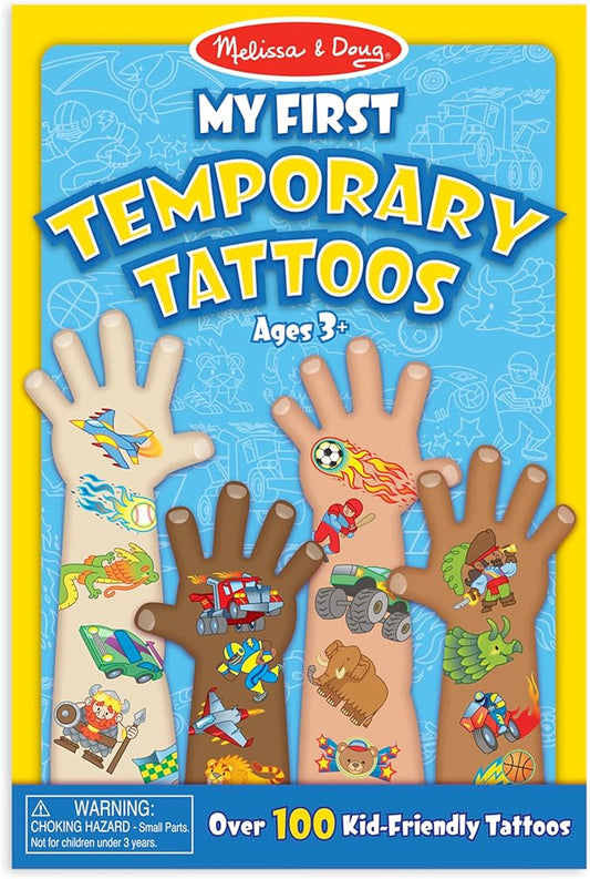 Melissa & Doug My First Temporary Tattoos - Blue