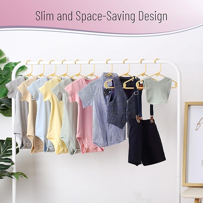 Mr. Pen- Kids Plastic Hangers, 10 Pack, Yellow Baby Hanger, Childrens Hangers for Clothes, Baby Hangers for Closet, Kids Hangers, Baby Clothes Hangers, Toddler Hangers, Kid Hangers, Hangers for Kids