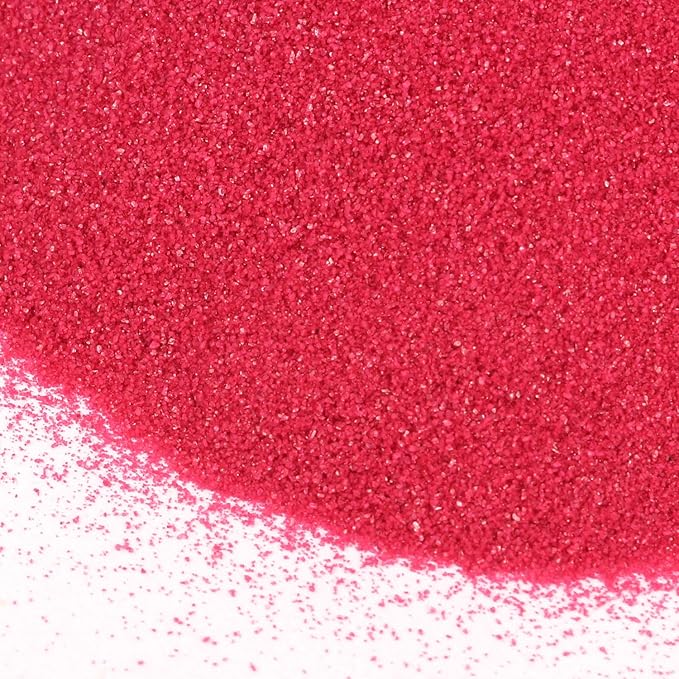 Shiny Stone Colorful Sand,Rainbow Sand,Art Sand,Colored Sand,Craft Sand,Decorative Wedding Vibrant Sand, 250g/0.55lb/8.81oz for Kids Creativity Wedding Succulent Terrarium Vase (Coral)