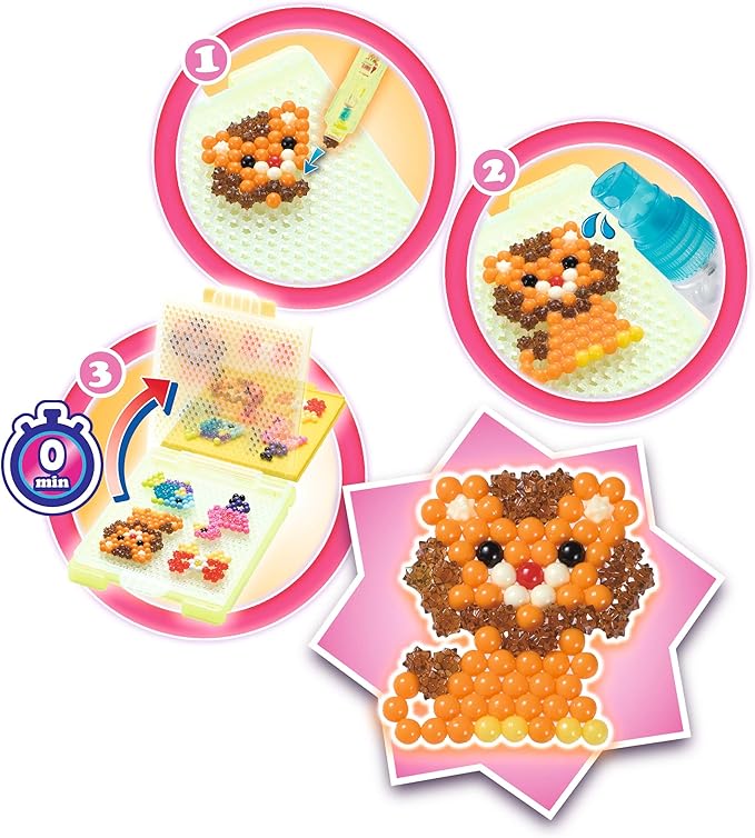 Aquabeads Star Bead Station Complete Arts & Crafts Bead Kit for Children - Over 2,000 Beads, Including Star Beads and Double Sided Bead Pen Tool