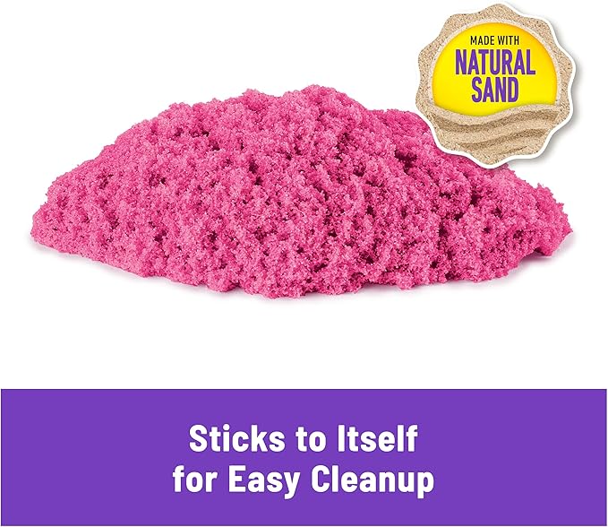 Kinetic Sand, Castle Containers 10-Color Pack of Play Sand for Party Favors, Goodie Bags, Sensory Toys for Kids Ages 3 and up