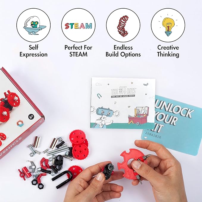 Stem Building Toys, ChopperBit Educational Build Your Own Robot Toy for Kids 8+ Year Old Boys and Girls, Stem Toys Engineering Kit, Motorcycle Vehicle Construction Toys Steam Gift