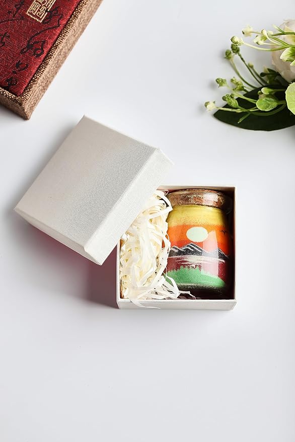 YUANLUGV Sand Art Bottles, Colored Sand with Luminous Sand Art Crafts for Gift Kids, Elegant and Exquisite Sand Art Craft Bottle，Gifts for Girls Boys Kids Women Birthday (b)