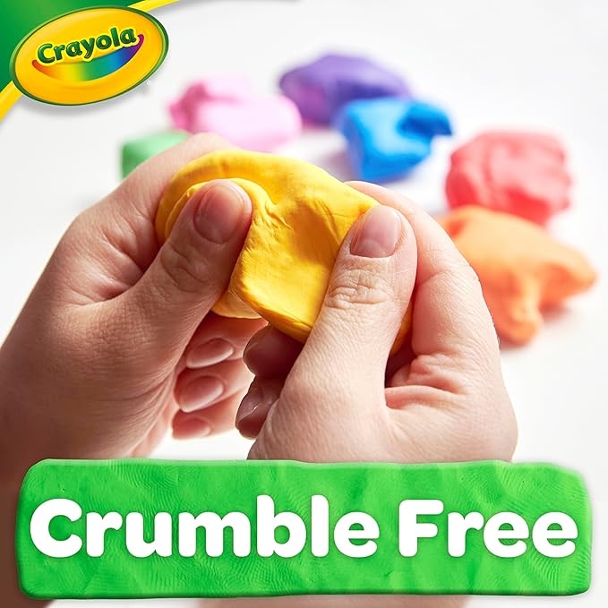 Crayola Dough Classpack, 8 Assorted Colors, Tactile Art Supplies, 3oz Each, 24 Count, Bulk,