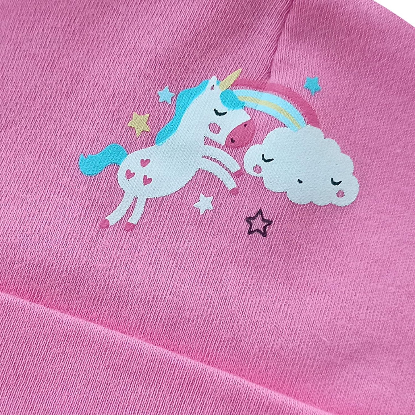 Baby Hat and Mittens Set Newborn Baby Hats Caps for Baby Boys Girls 0-6 Months 100% Cotton