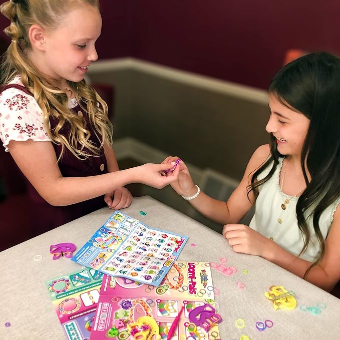 Rainbow Loom® Loomi-Pals™ MEGA Set, Features 60 Cute Assorted LP Charms, The New RL2.0, Happy Looms, Hooks, Alpha & Pony Beads, 5600 Colorful Bands All in a Carrying Case for Boys and Girls 7+