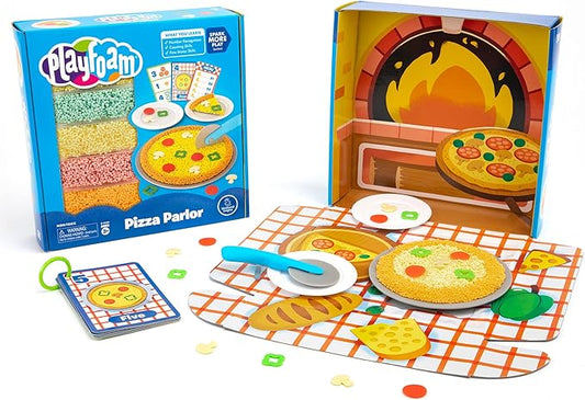 Educational Insights Playfoam Pizza Parlor, with 5 Colors of Playfoam, Non-Toxic, Sensory Toy, Gift for Boys & Girls, Ages 3+