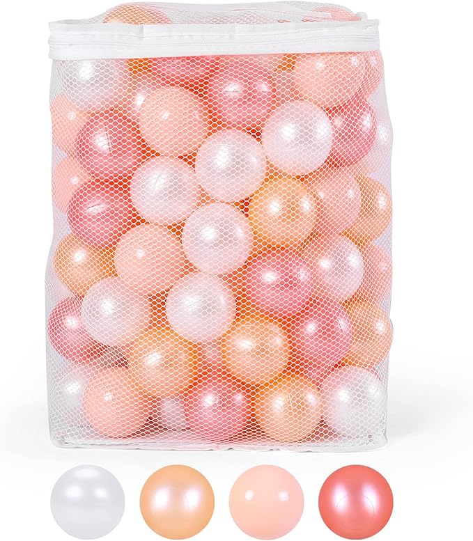 GOGOSO Ball Pit Balls for Toddles, Kids Plastic Balls for BallPit, Pool, Baby Party Accessories, Birthday Decoration 50 100 200 500 1000