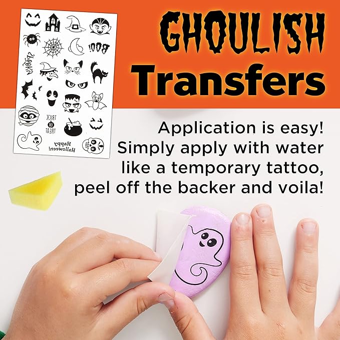 Creativity for Kids Hide and Seek Halloween Rock Painting Kit - Halloween Crafts for Kids Ages 6-8 for Kids, Kids Crafts