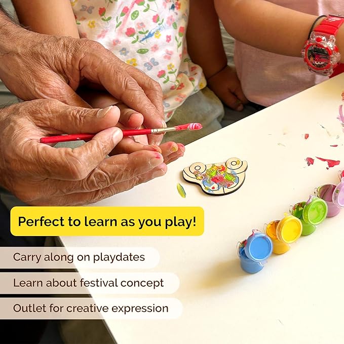 DIY Wooden Magnets Car, Truck, Boat, Plane, Wood Painting Arts and Craft Supplies for Boys Girls Ages 6 7 8 9 10 11 & 12, Easter Gifts, Birthday Party Activities Craft, Valentine's Day Gift for Kids