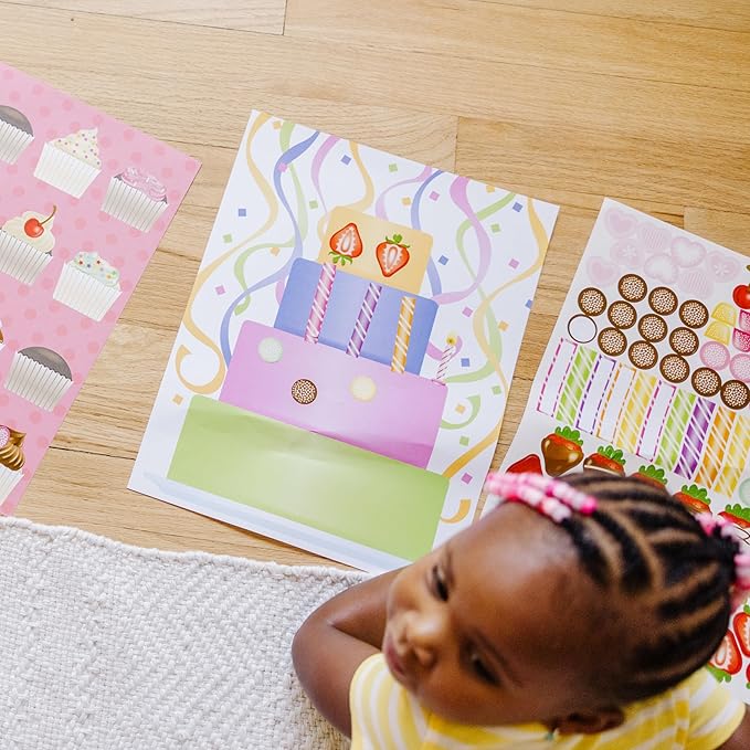 Melissa & Doug Sweets and Treats Sticker Pad - 500 Stickers, 16 Backgrounds