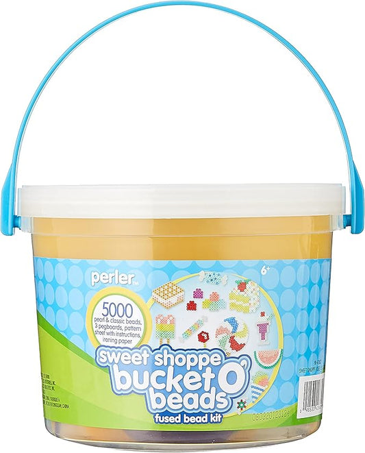 Perler Beads Sweet Shoppe Fuse Bead Bucket Craft Activity Kit, 5005 pcs