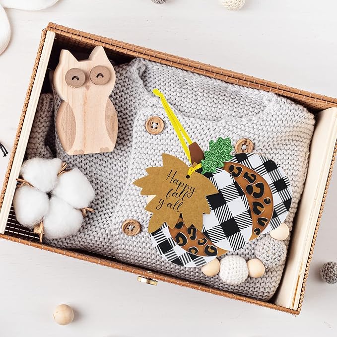 Winlyn 24 Sets Fall Pumpkin Crafts DIY Fall Pumpkin Ornaments Decorations Craft Kits Pumpkin Maple Leaf Foam Stickers Pumpkin Arts and Crafts for Kids Thanksgiving Halloween Party Classroom Activities