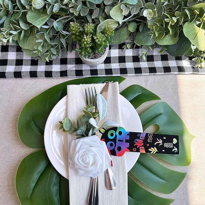 Winlyn 72 Sets 9 Styles Magic Color Scratch Jungle Animal Bookmarks Making Craft Kits DIY Rainbow Scratch Paper Bookmarks Art Sets for Kids Students Classroom Activities Reading Rewards Party Favors