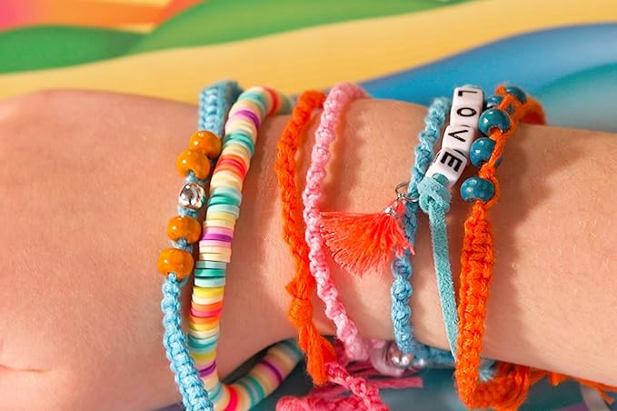 Totally Chill Out Woven Friendship Bracelets Kit in Keepsake Box to Make and Share