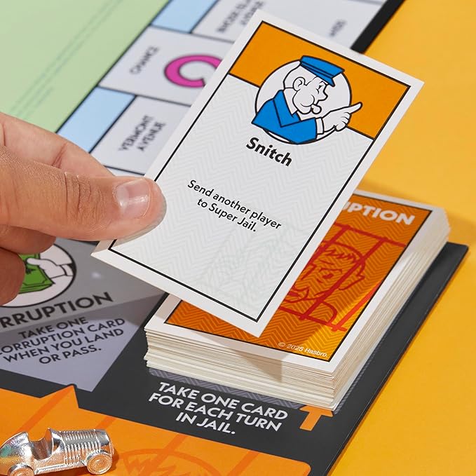 Monopoly Go to Jail Expansion | Add More Fun to Classic Monopoly Game and Play Faster | Ages 8+ | 2-6 Players | 40 Mins. | Family Board Games