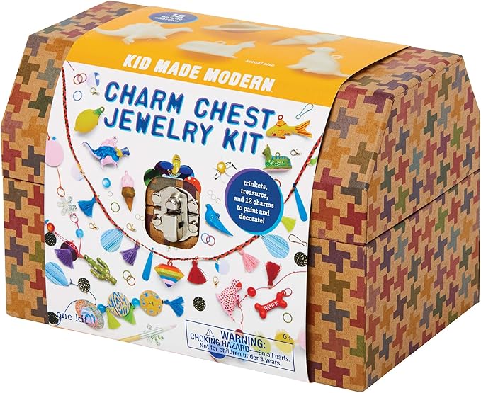 Kid Made Modern Charm Chest Jewelry Craft Kit