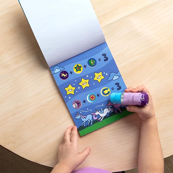 Melissa & Doug Glitter Unicorn Sticker Activity Pad & Stamper Book, 1 EA'