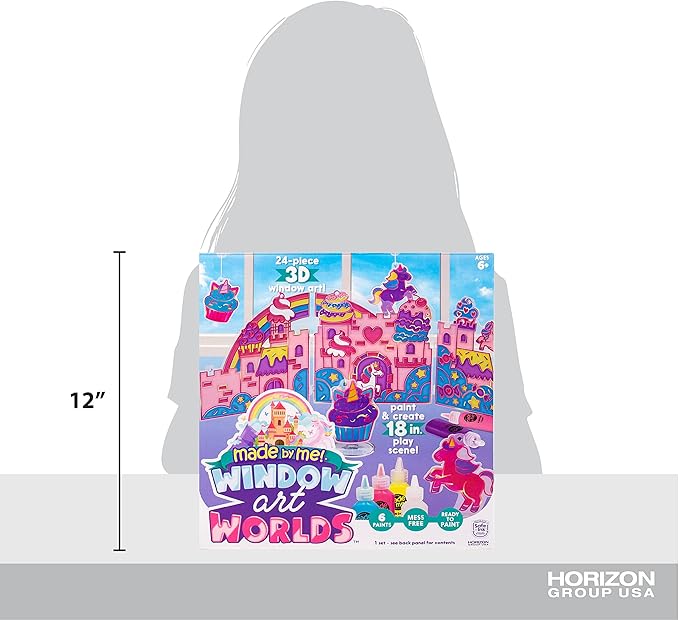 Yes Made by Me Paint & Create Window Art Worlds Unicorn Kit