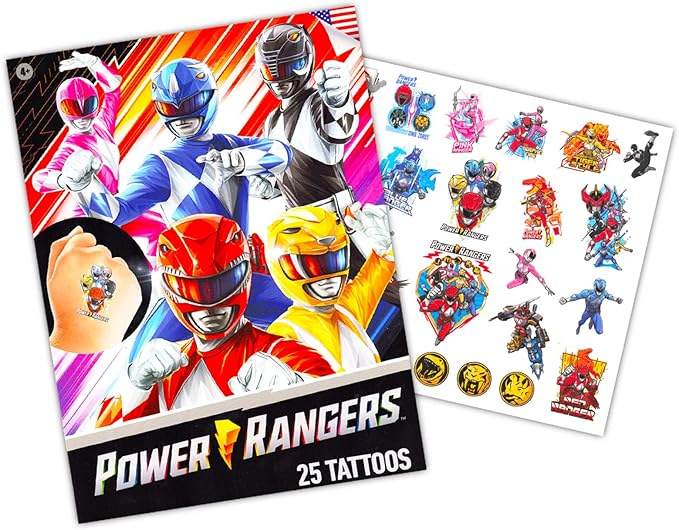 Power Rangers Coloring Book Super Set - 2 Coloring and Activity Books and Stickers