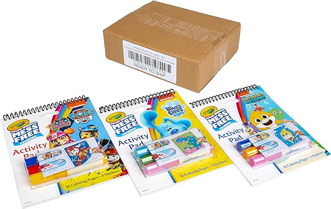 Crayola Nickelodeon Color Wonder Bundle (3 Pack), Mess Free Coloring Set for Kids, Activity Pads & Markers, Gifts for Toddlers, 3+