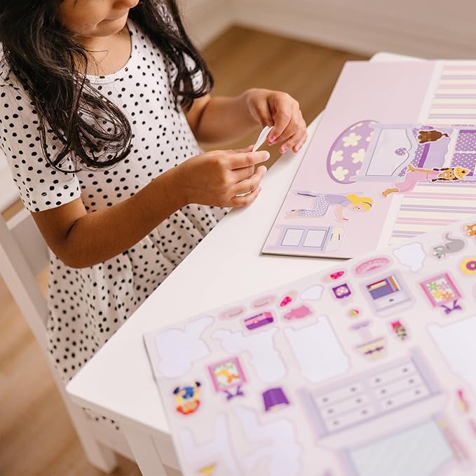 Melissa & Doug Reusable Sticker Pad Set: Play House - 175+ Reusable Stickers