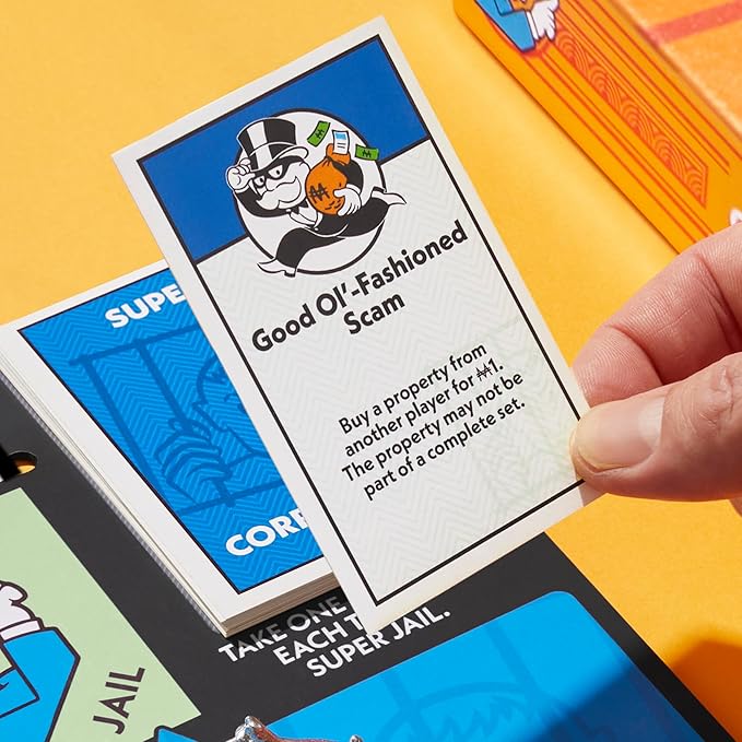 Monopoly Go to Jail Expansion | Add More Fun to Classic Monopoly Game and Play Faster | Ages 8+ | 2-6 Players | 40 Mins. | Family Board Games