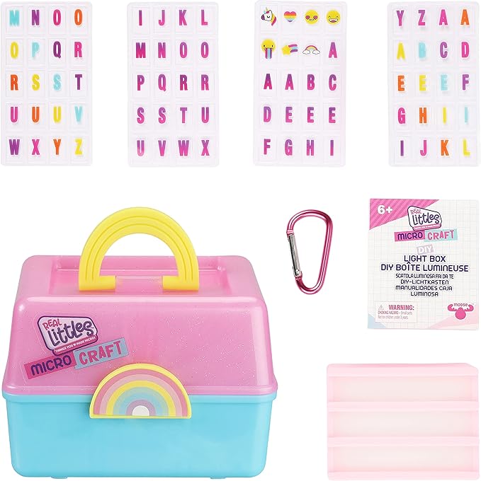 REAL LITTLES - Mini Craft Box - Collect 6 Different Projects to Make with Micro Working Accessories Inside! Styles May Vary and Each Craft Sold Separately, Small, Multicolor, 1 Pack