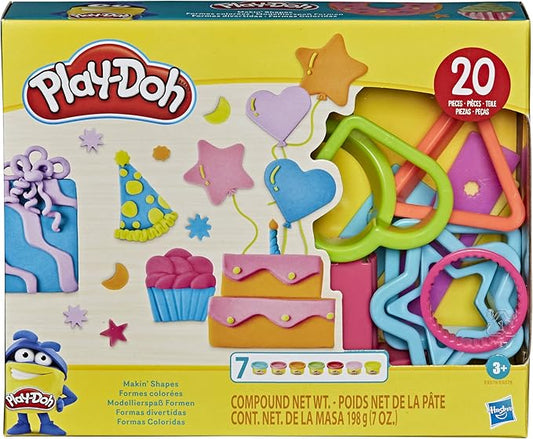 Play-Doh Makin' Shapes Create It Kit for Kids 3 Years and Up with 7 Non-Toxic Colors