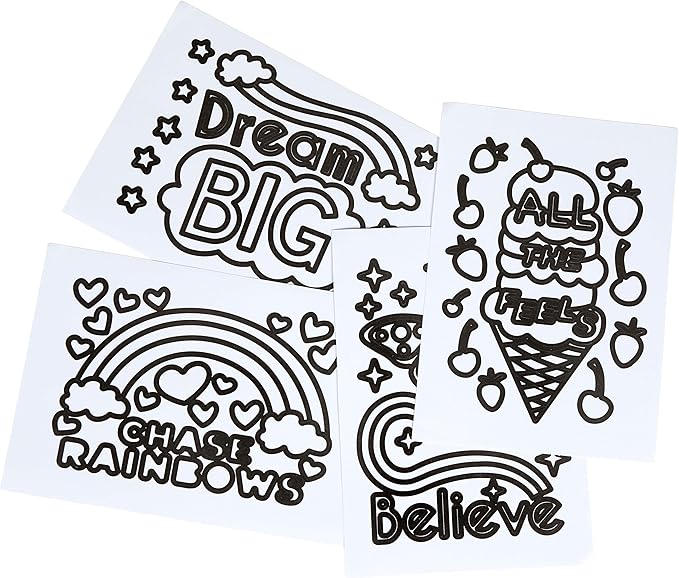 Crayola Sprinkle Art Say What Activity Kit, Word Art, Gift for Girls, Age 5, 6, 7, 8