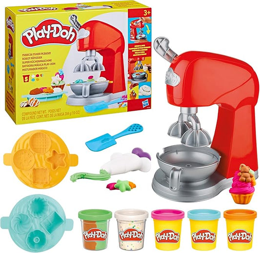 Play-Doh Kitchen Creations Magical Mixer Playset, Toy Mixer with Play Kitchen Accessories, Arts and Crafts for Kids 3 Years and Up