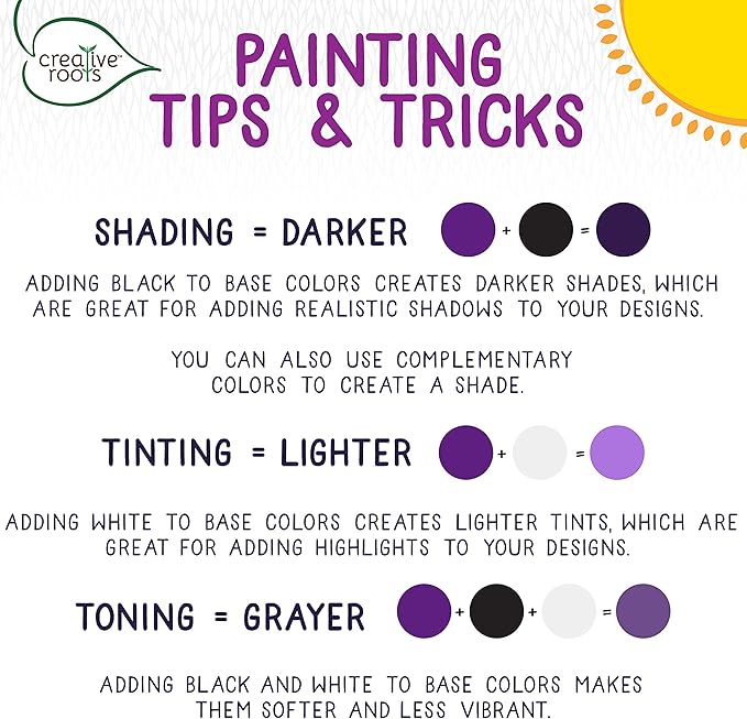 Creative Roots Mosaic Heart Stepping Stone, Includes 7-Inch Ceramic Stone & 6 Vibrant Paints, DIY Garden Stepping Stone Kit for Kids Ages 6+