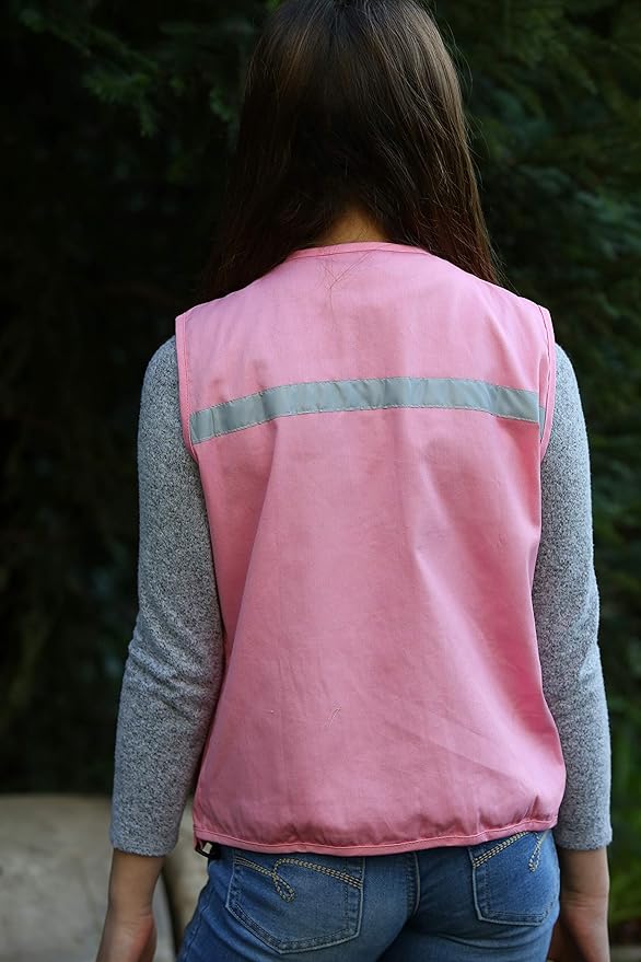 Kids Cargo Vest for Boys and Girls with Reflective Safety Straps