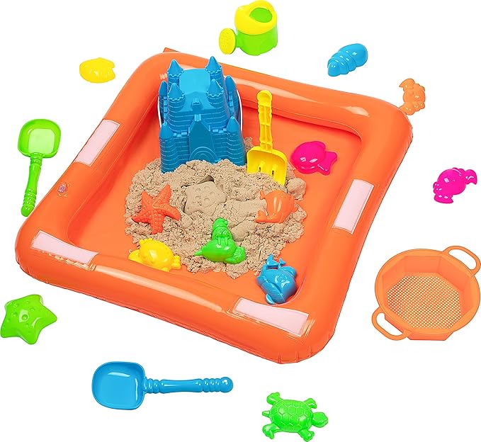 Sensory Sand Bulk Refill 5 Pounds of Brown Sensory Play Sand for Boys and Girls