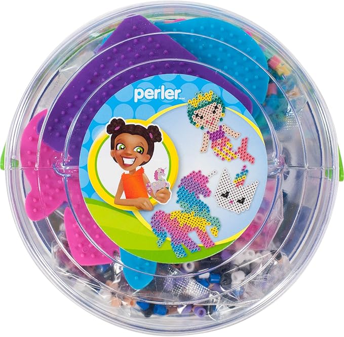 Perler Mystical Creatures Fuse Bead Kit, 8505pc, 13 Patterns, Believe in Magic