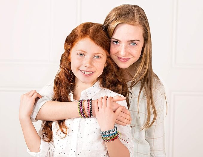 – Friendship Sparkles Creation Kit – Bracelet Making Kit – 31pc Jewelry Set with Rhinestone Chains – DIY Jewelry Kits for Kids Aged 8 Years +