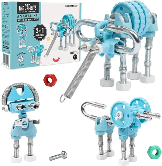 Stem Building Toys, Educational Build Your Own Elephant Robot Toy for Kids Age 6 7 8 9+ Year Old Boys and Girls, Animal Stem Toys Engineering Kit, Construction Toys Steam Gift