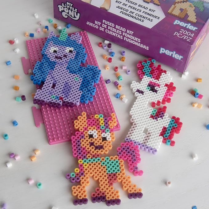 Perler Little Pony Activity Kit, Multicolor, 2004 Pieces, Ages 6 and up Peler Fused Beads