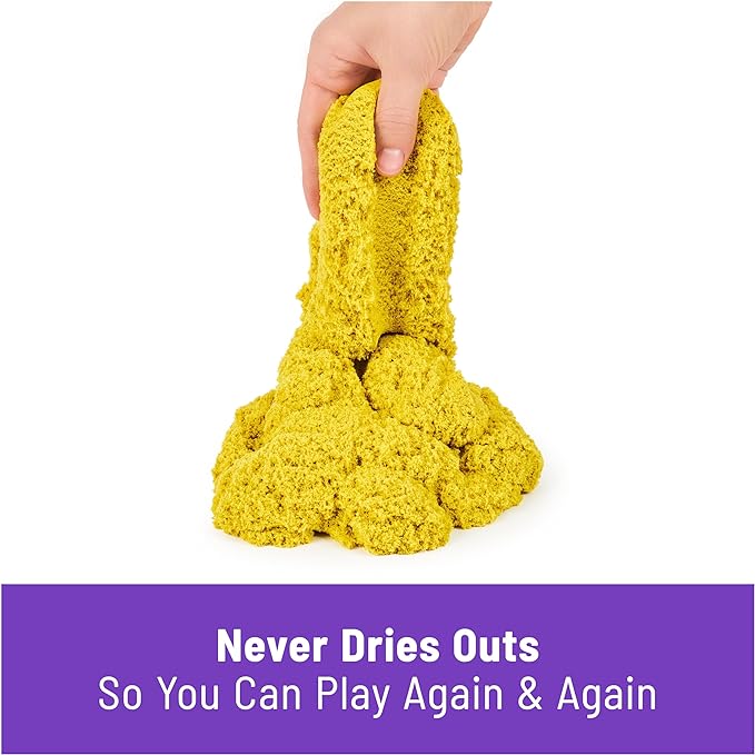 Kinetic Sand, Castle Containers 10-Color Pack of Play Sand for Party Favors, Goodie Bags, Sensory Toys for Kids Ages 3 and up