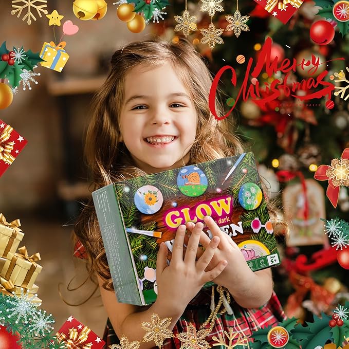 Wooden Painting Craft Supplies Kit for Kids, Arts and Crafts for Boys and Girls Ages 6-12, Creative Art Toys Birthday Christmas Gifts for 5 6 7 8 Year Old Girls Boys