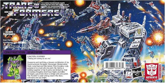Transformers: Constructicons X Devastator Retro Pin Set